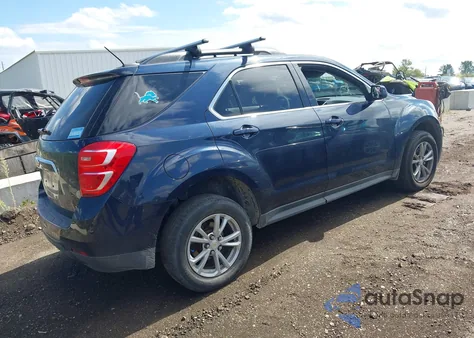 2017 Chevrolet Equinox Lt из США, поврежденный, VIN 2GNFLFEK8H6341154